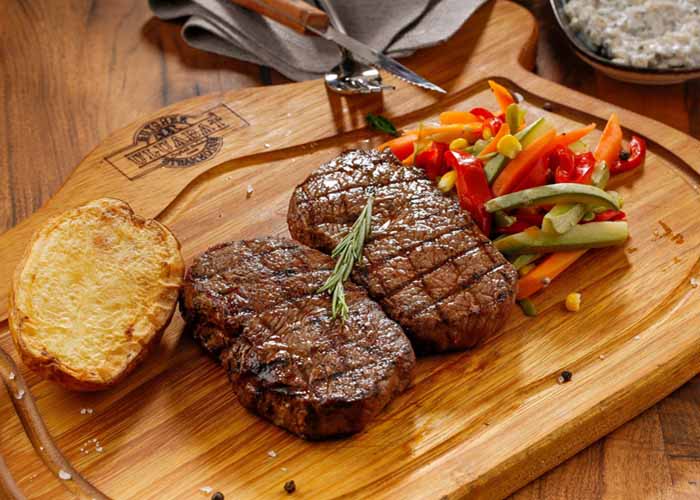 Seeterrassen Seeburg Steak